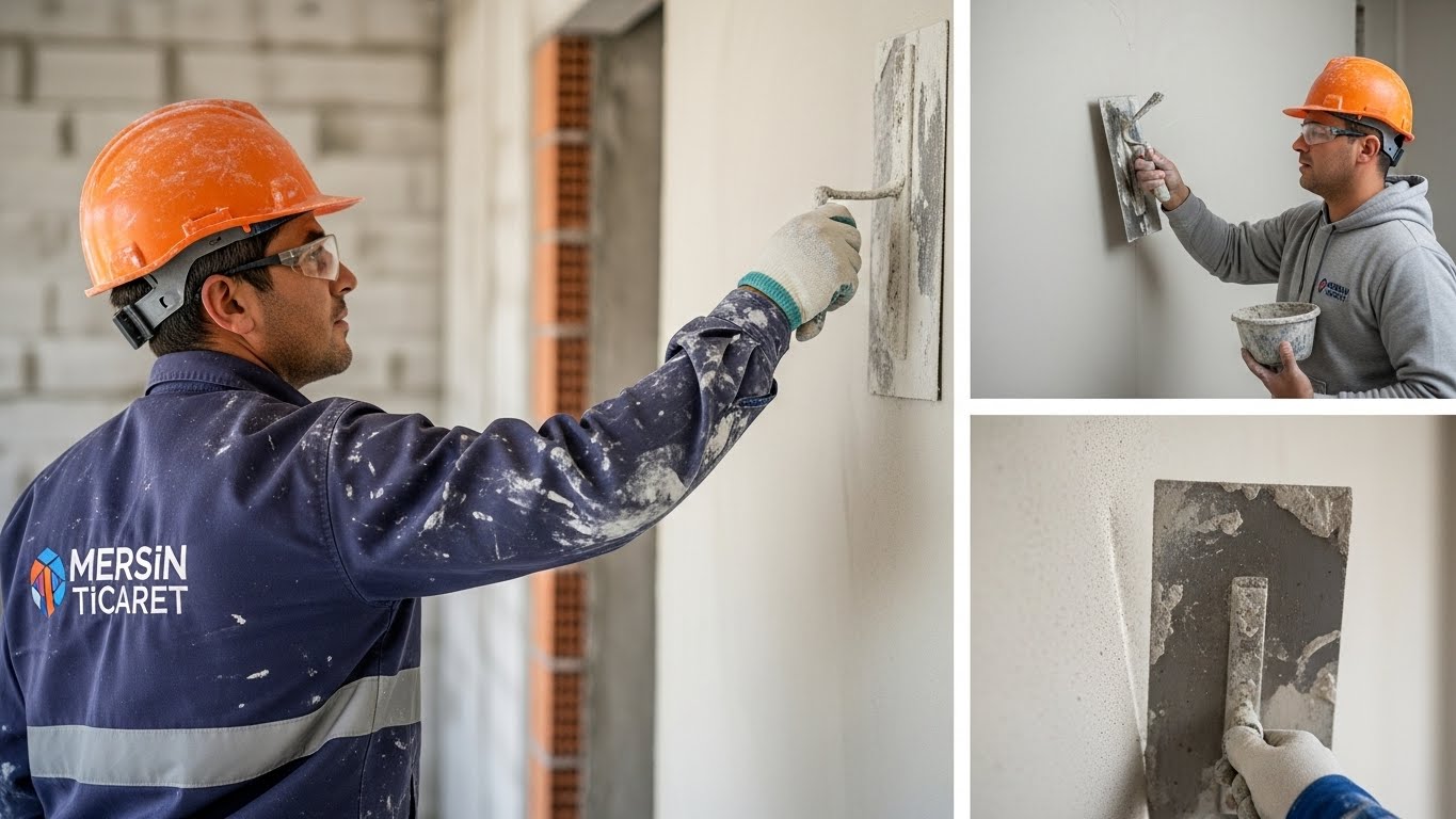 Mersin yapı malzemeleri stok görüntüsü