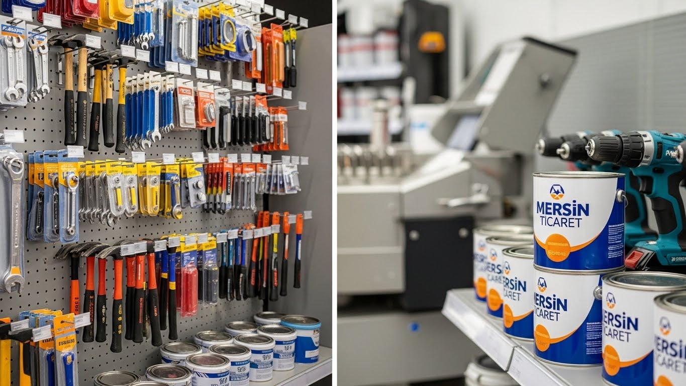 Mersin yapı malzemeleri stok görüntüsü